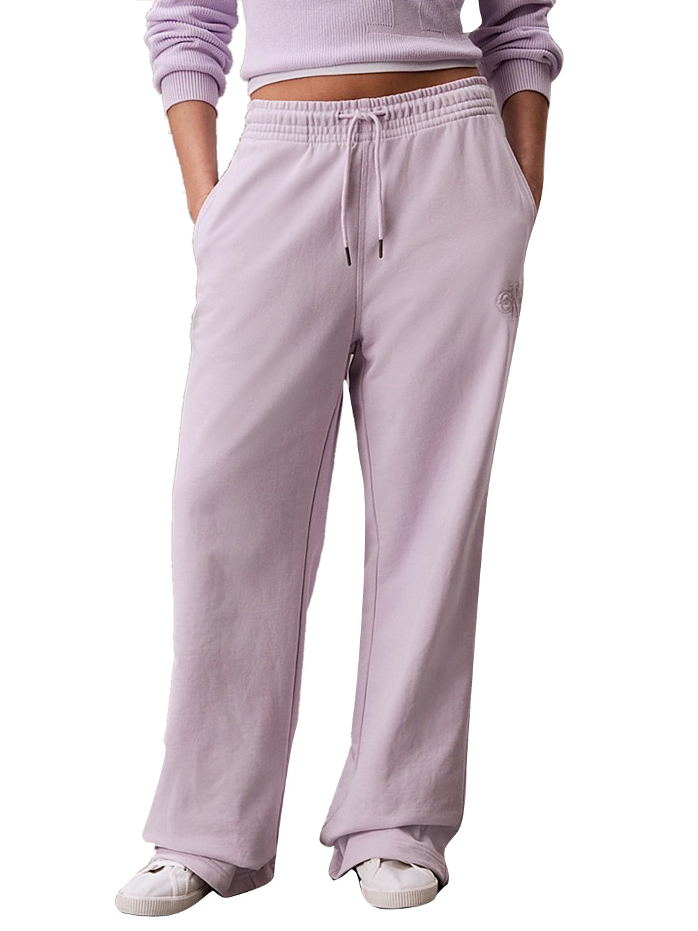 Calvin Klein Pantalone Tuta Donna Lilla