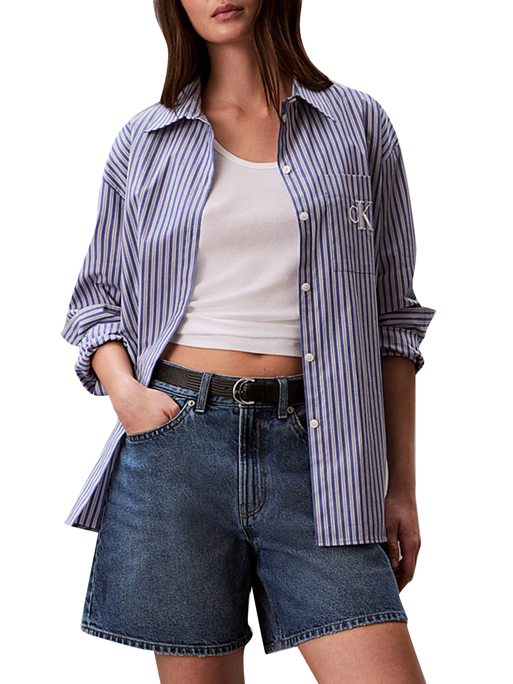 Calvin Klein Shorts Jeans Donna Denim