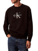 Calvin Klein Felpa Girocollo Uomo Nero