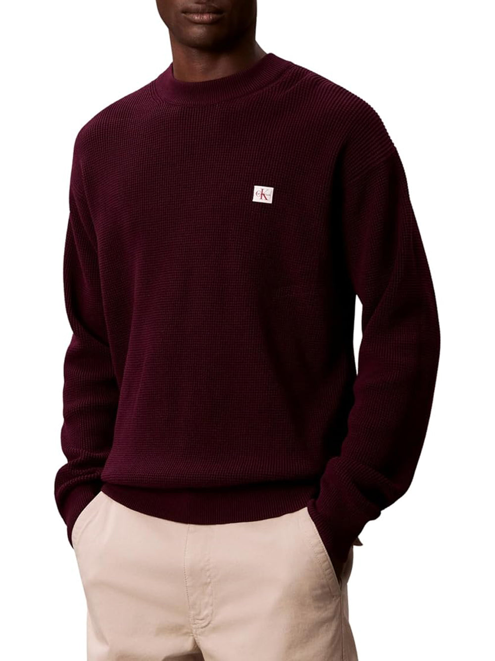 Calvin Klein Maglia Uomo Porpora