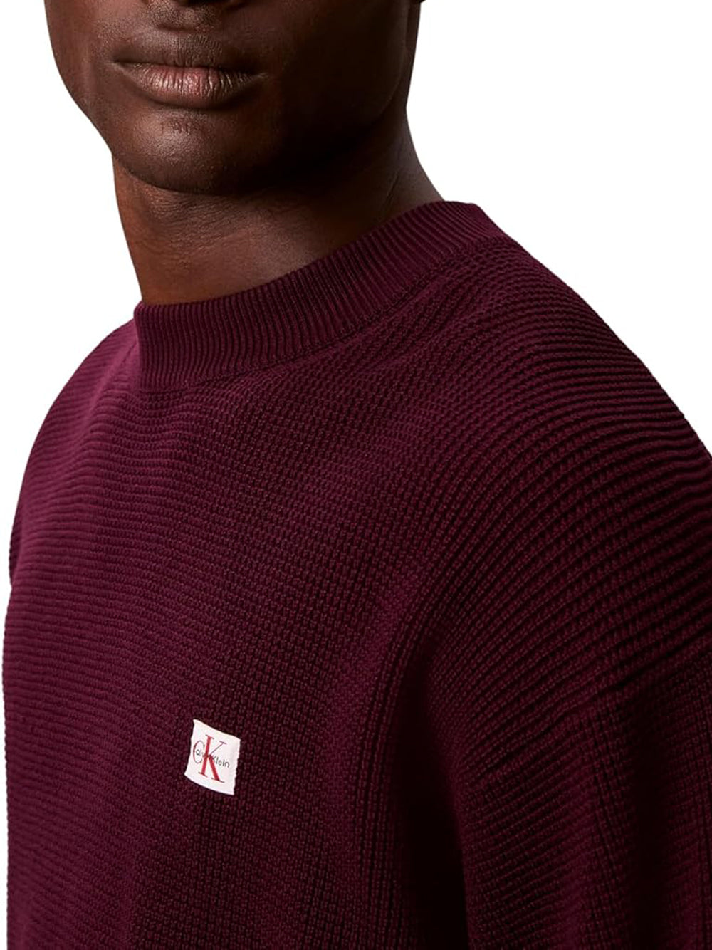 Calvin Klein Maglia Uomo Porpora