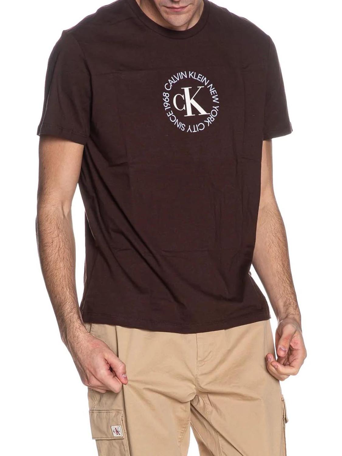 T-shirt Uomo Marrone