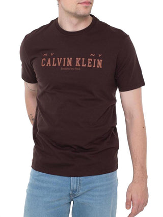T-shirt Uomo Marrone