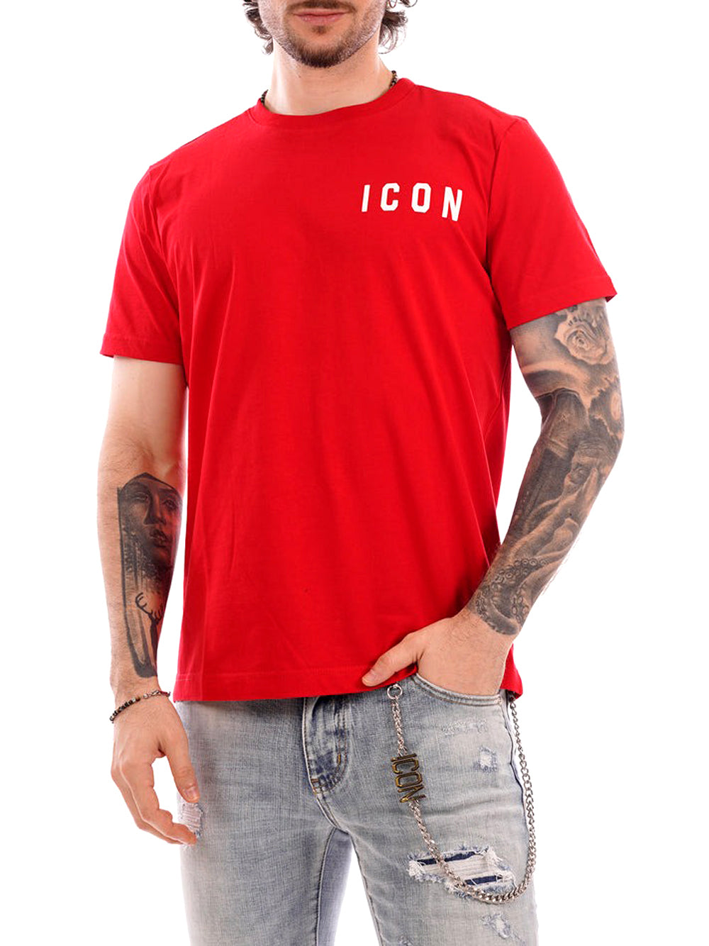 T-shirt Uomo Rosso
