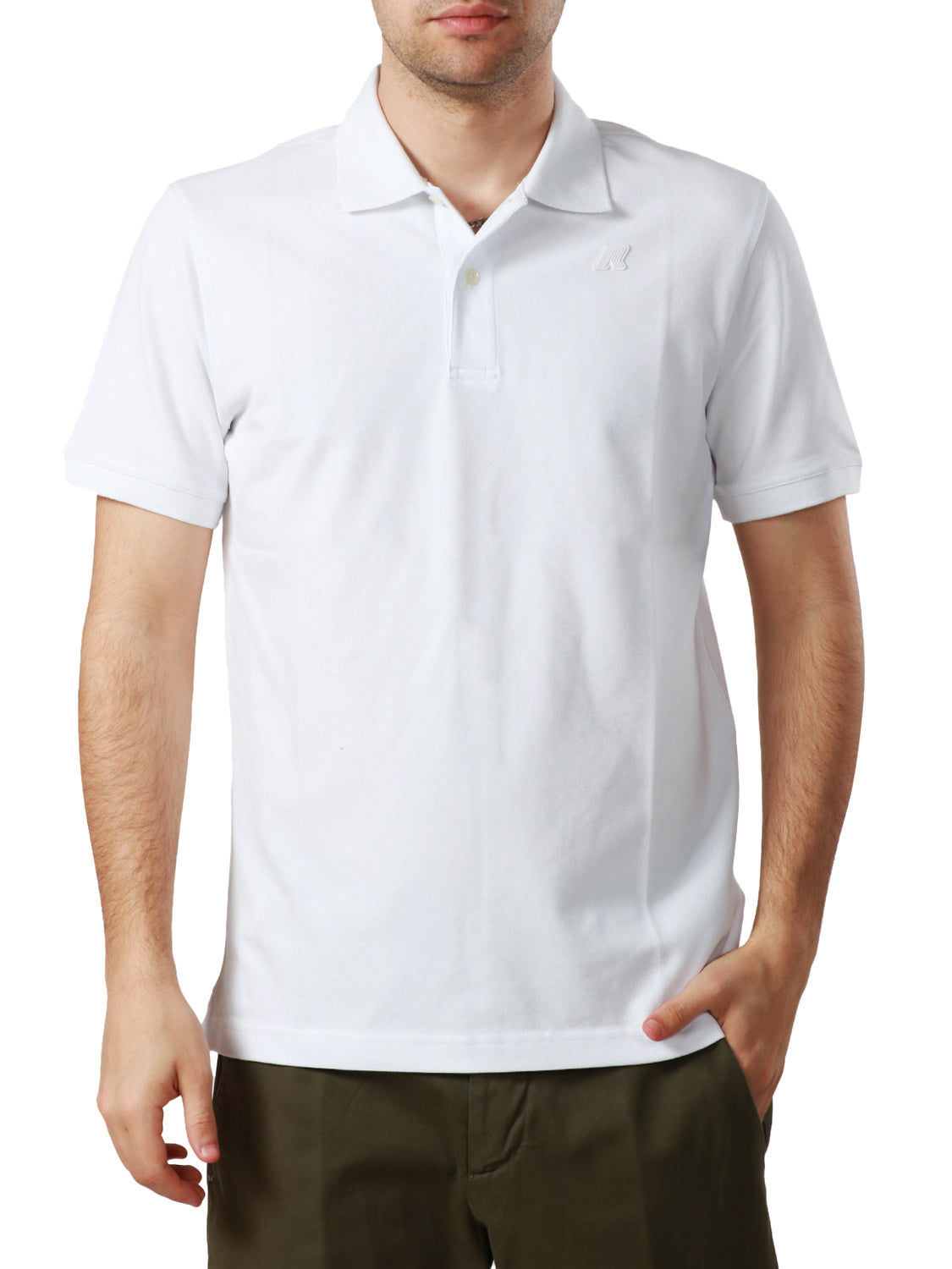 Polo Uomo Amedee Pique Bianco