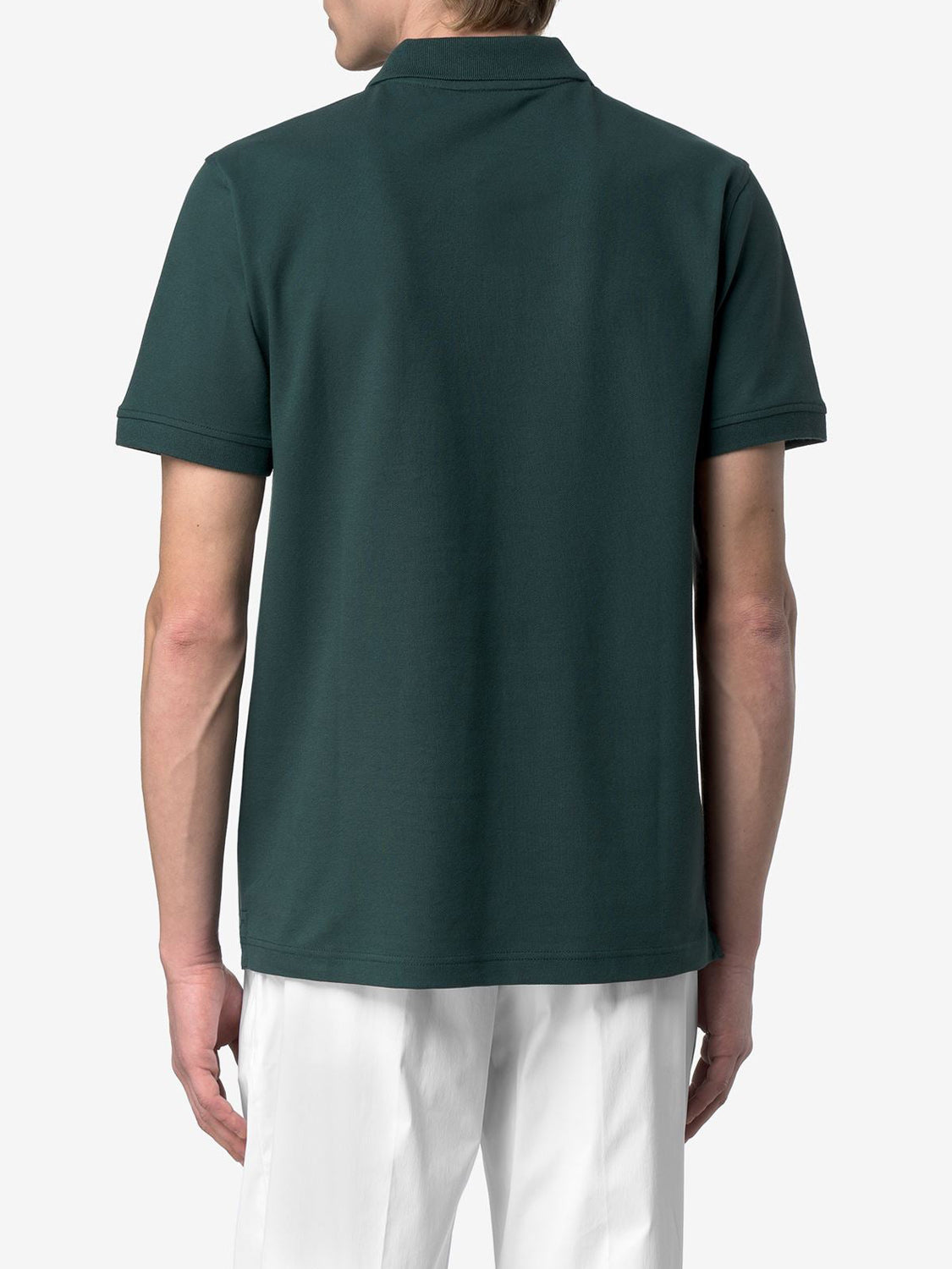 K-way Polo Uomo Amedee Pique Verde scuro