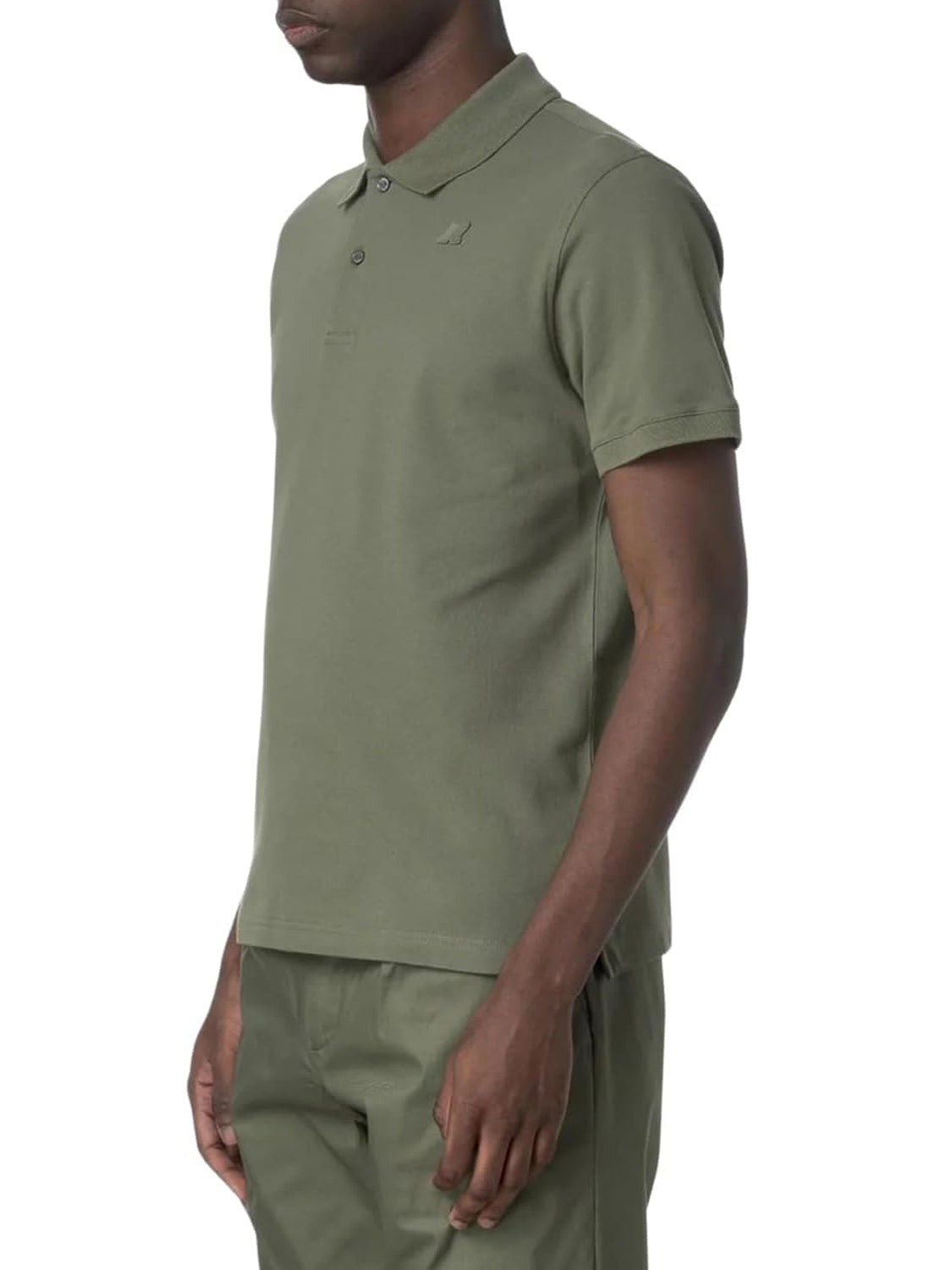 Polo Uomo Amedee Pique Verde lichene