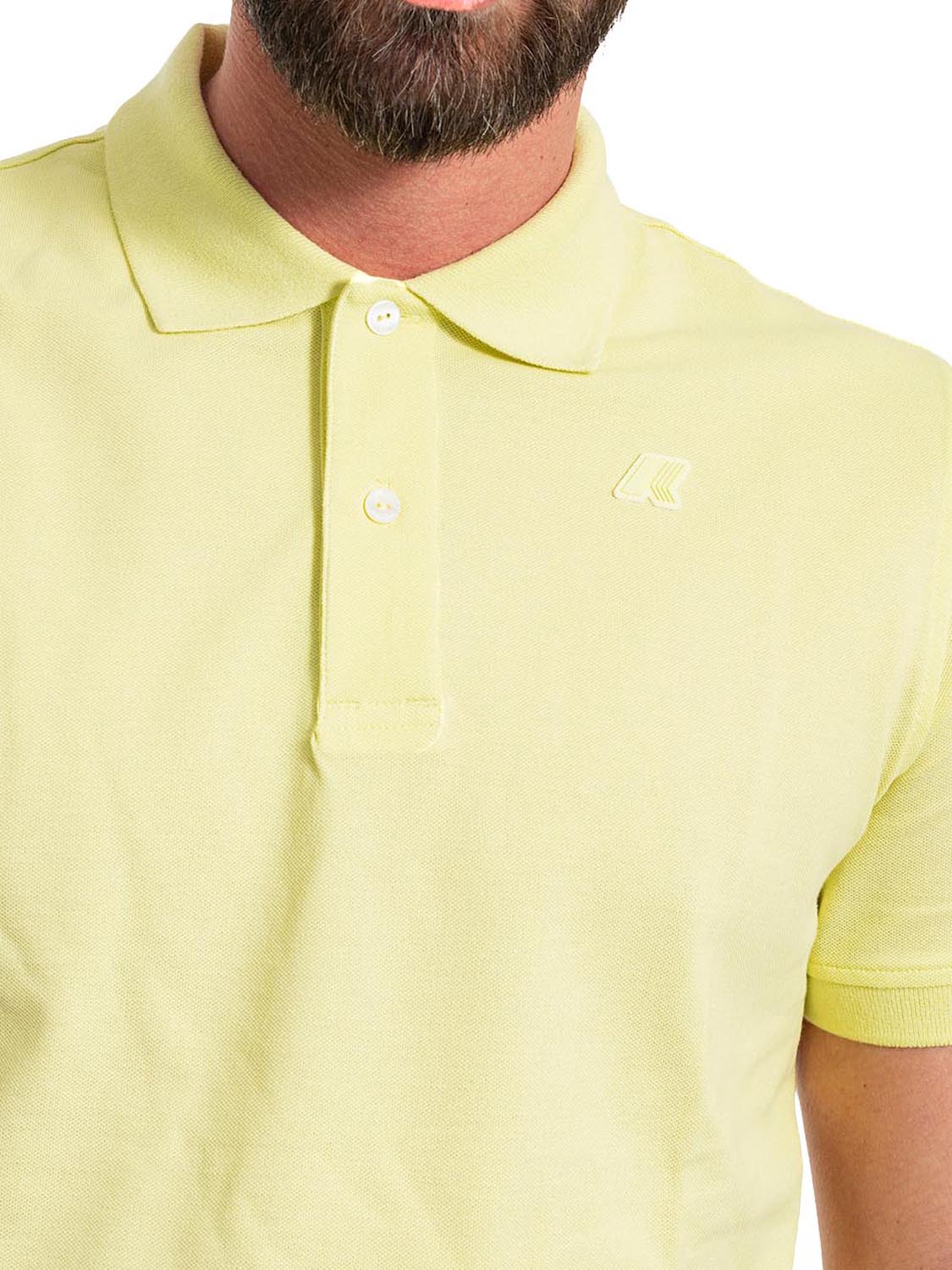 Polo Uomo Amedee Pique Giallo Lime