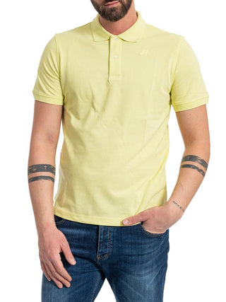 Polo Uomo Amedee Pique Giallo Lime