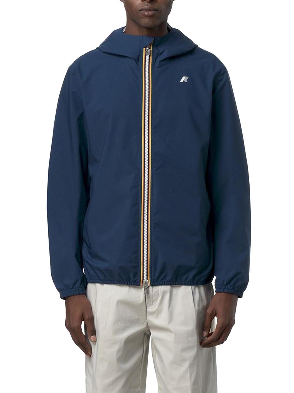 Giacca Leggera Uomo Jack Stretch Dot Blu cobalto