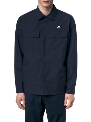 Overshirt Uomo Umbert Stretch 2Layers Blu scuro