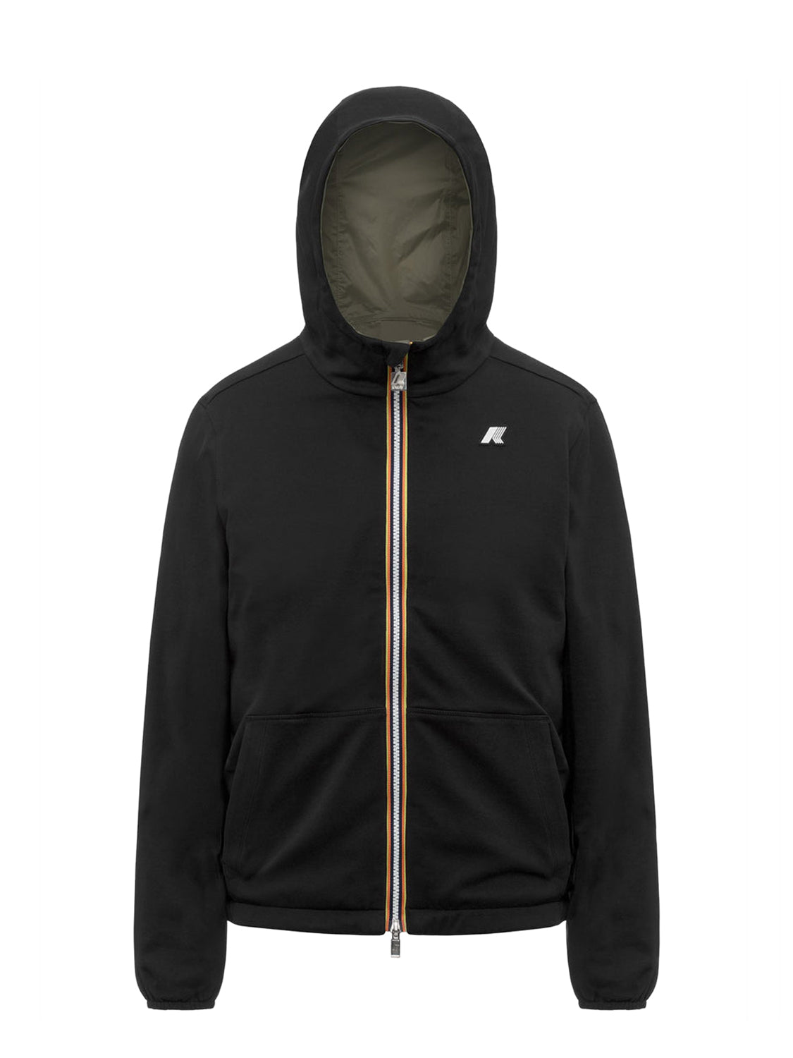 K-way Giacca Leggera Unisex Jake Double Interlock Nero