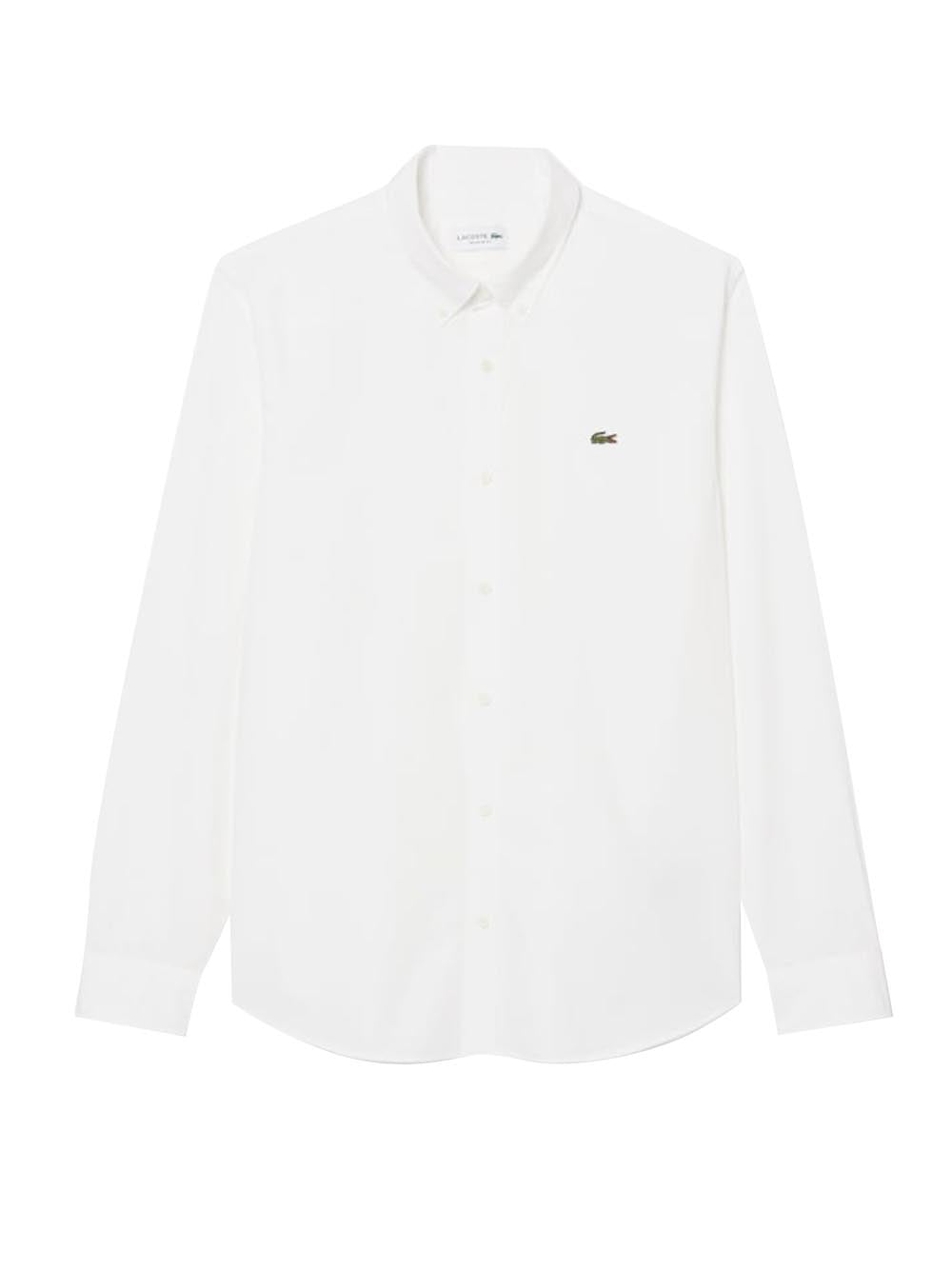 Lacoste Camicia Casual Uomo Bianco