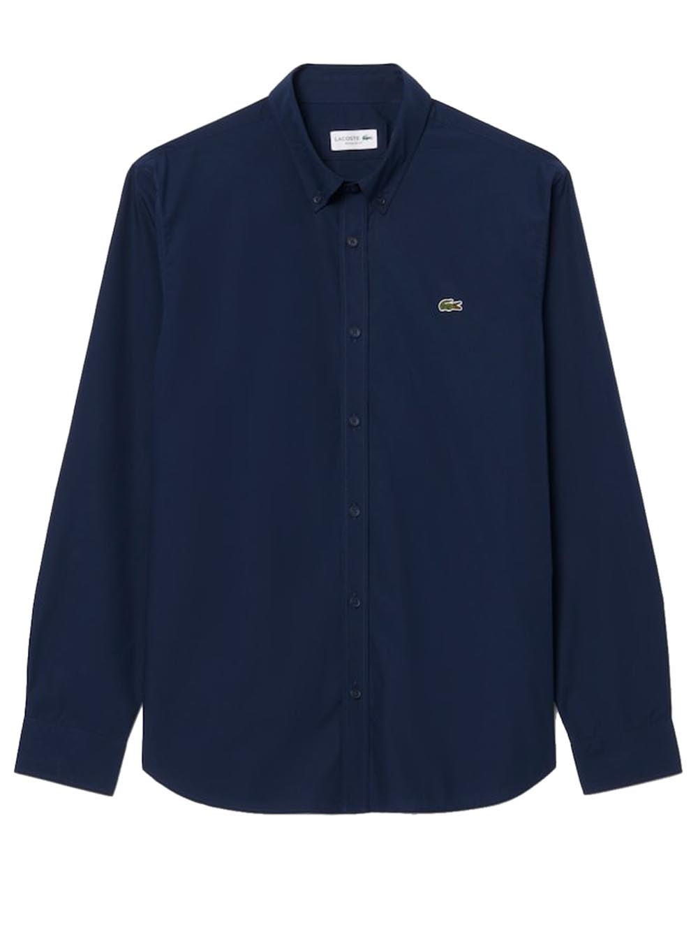Lacoste Camicia Casual Uomo Navy