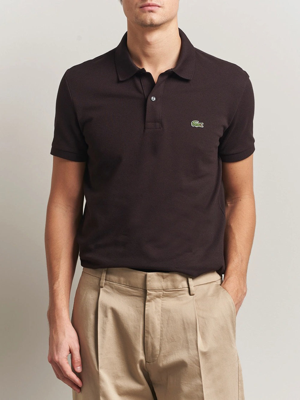 Lacoste Polo Uomo Marrone