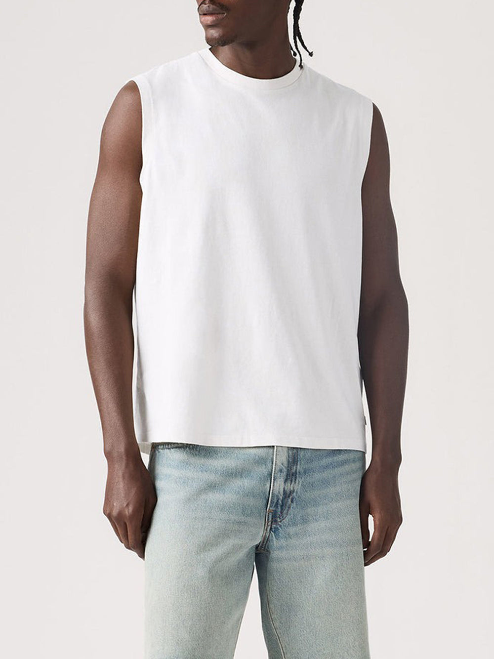 Canotta Uomo Muscle Tank Bianco ottico