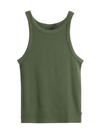 Levi's Canotta Donna Essential Racer Verde militare