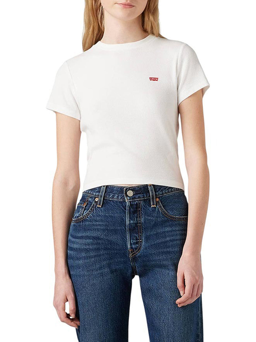 T-shirt Donna Essential Sporty Bianco