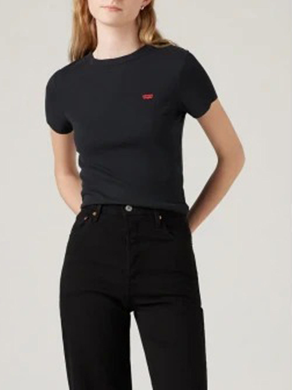 T-shirt Donna Essential Sporty Nero