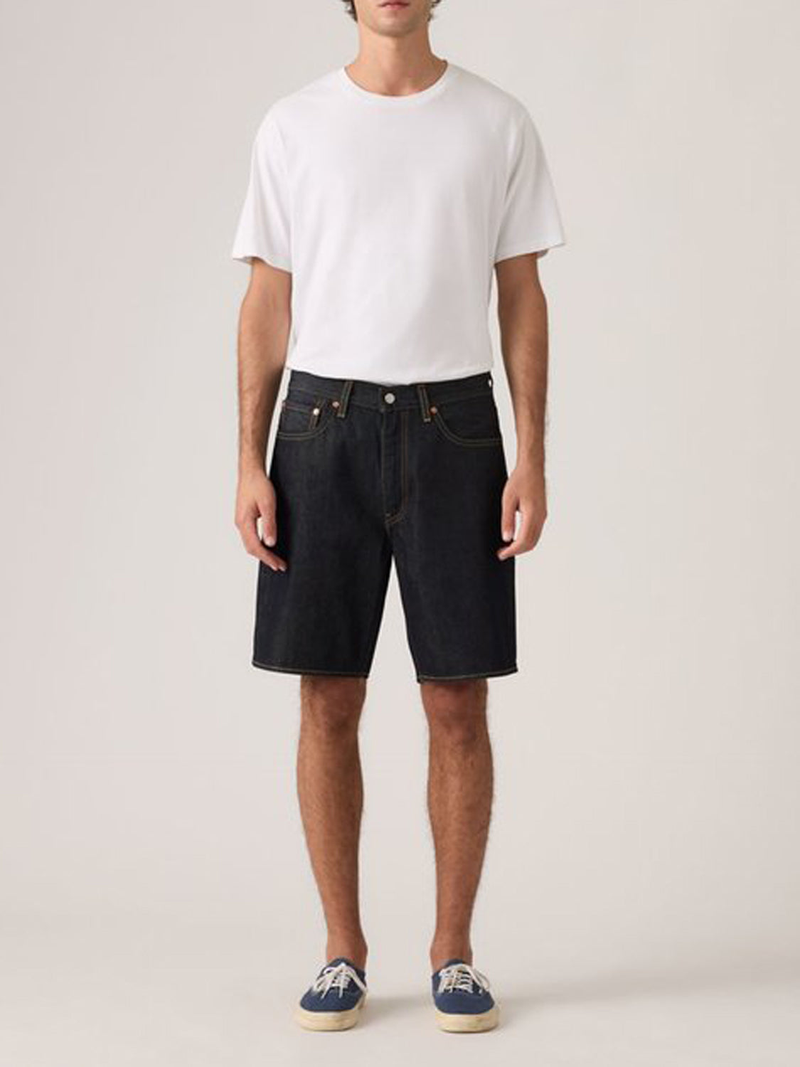 Levi's Shorts Jeans Uomo 468 Loose Nero
