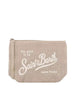 MC2 Saint Barth Borsa Pochette Unisex Aline Linen Sage