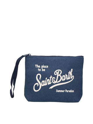 Borsa Pochette Unisex Aline Canvas