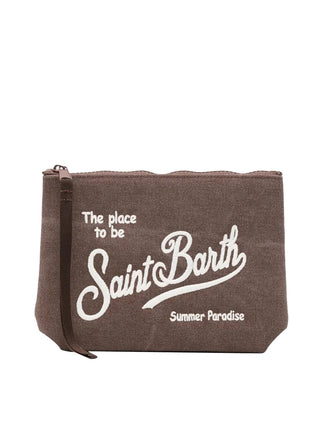 Borsa Pochette Unisex Aline Canvas