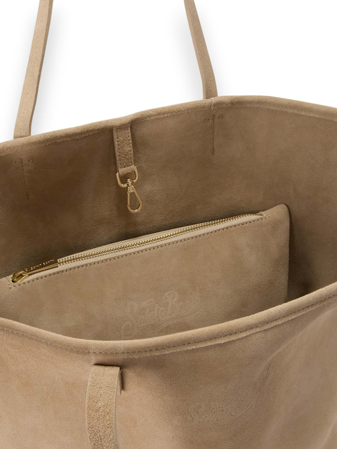 Borsa a Spalla Donna City Bag Suede Beige