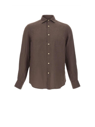 MC2 Saint Barth Camicia Casual Donna Pamplona Marrone scuro
