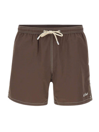 MC2 Saint Barth Shorts Mare Uomo Patmos Marrone scuro