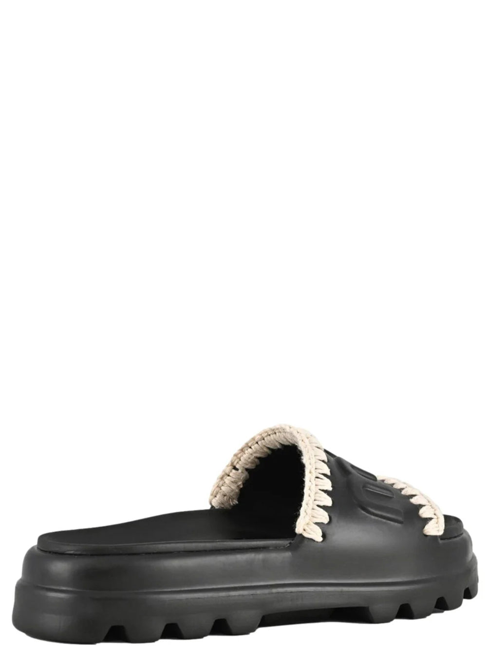 MOU Ciabatte Donna Eva one-piece slide Nero