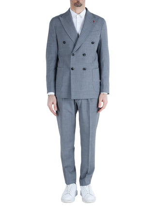 Abito Casual Uomo Grigio Chiaro