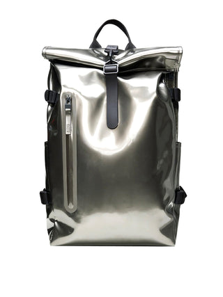 Zaino Unisex Rolltop Argento