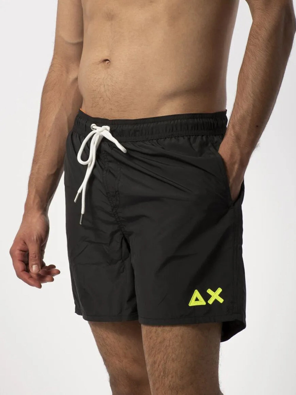 Shorts Mare Uomo Nero