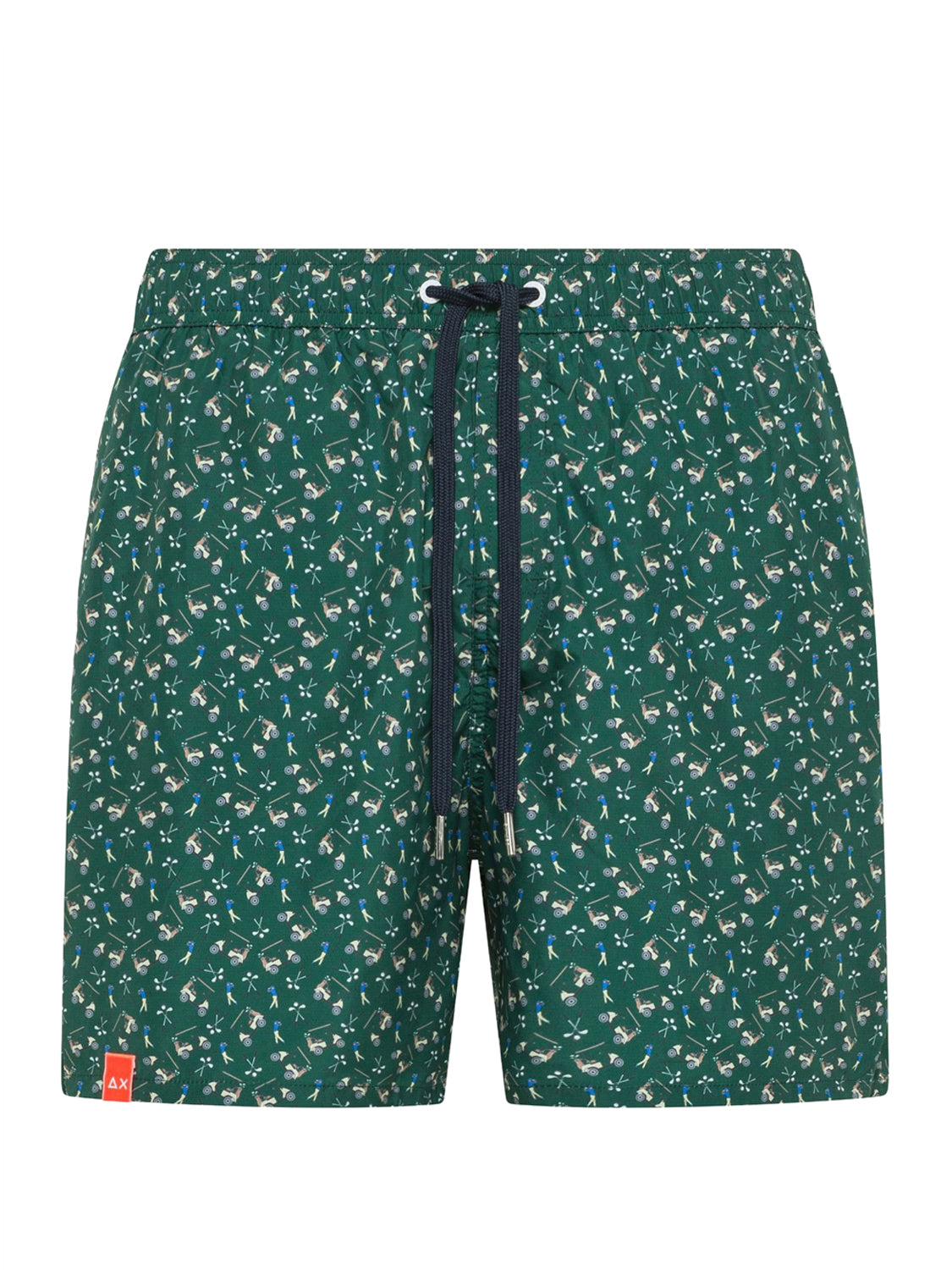 Shorts Mare Uomo Verde scuro