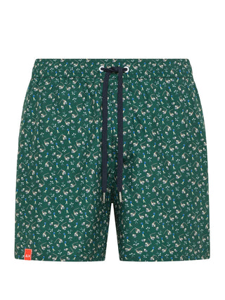 Shorts Mare Uomo Verde scuro