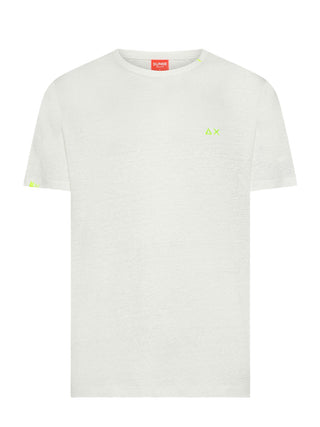 T-shirt Uomo Bianco panna
