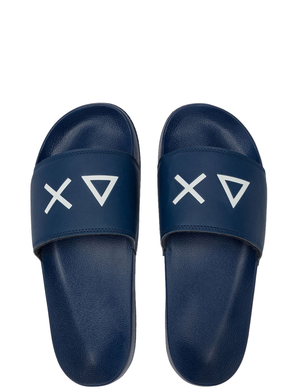 Sun68 Ciabatte Uomo Slippers Logo Navy