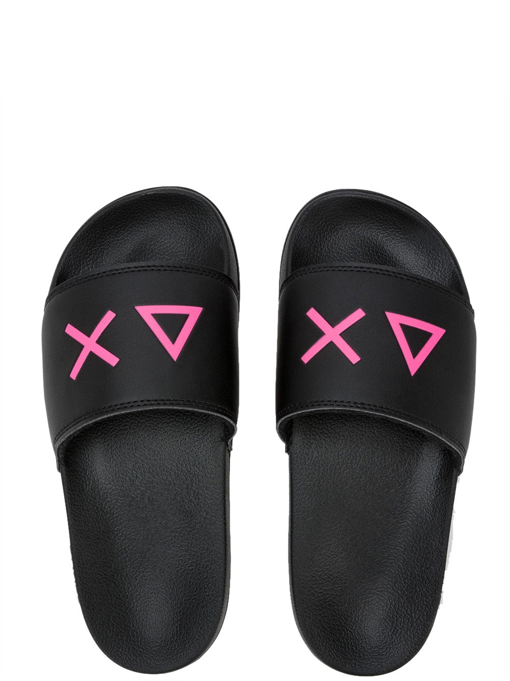 Sun68 Ciabatte Donna Slippers Logo Nero