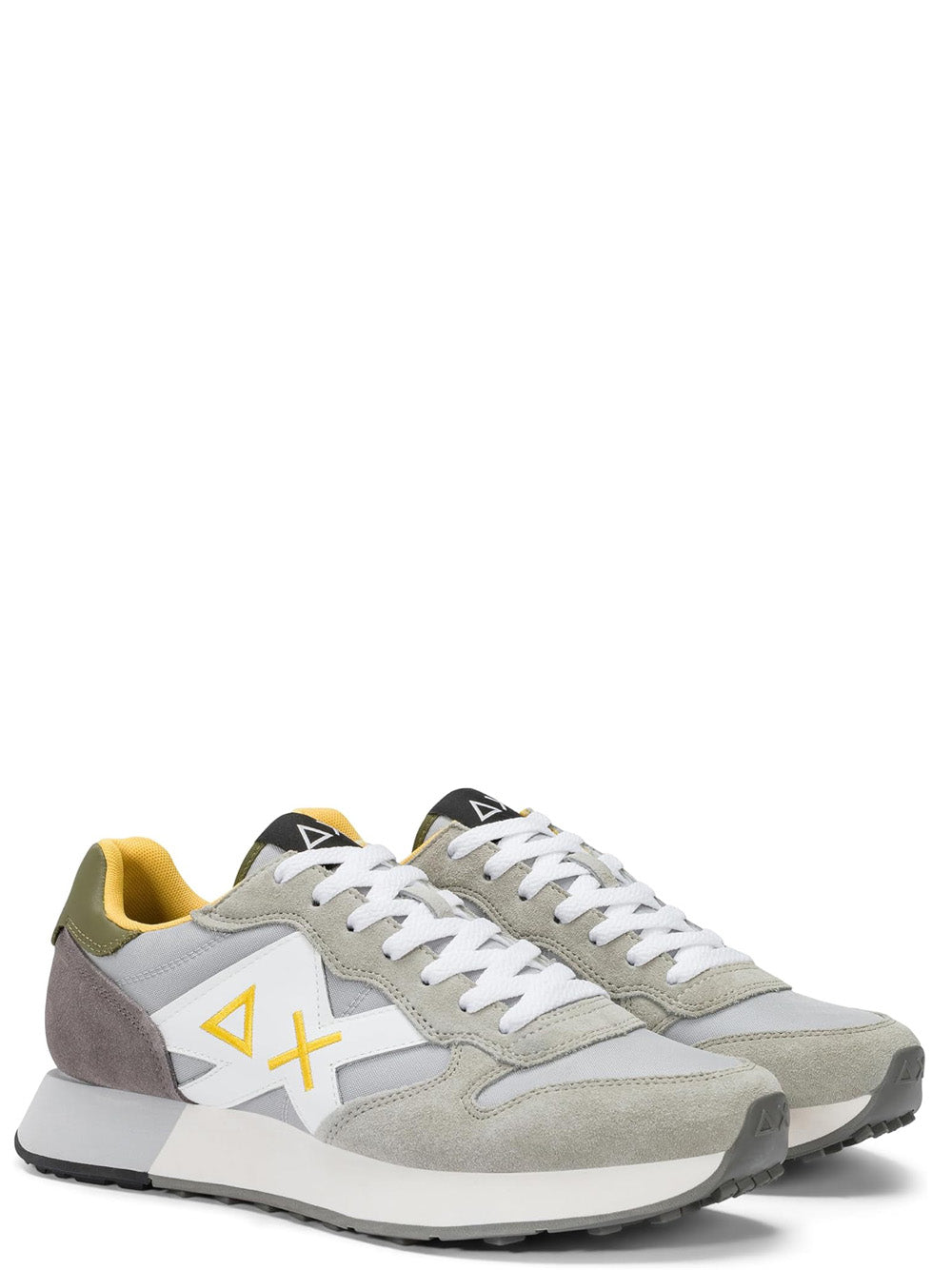 Sun68 Sneakers Uomo Jaki 2.0 Solid Grigio Chiaro