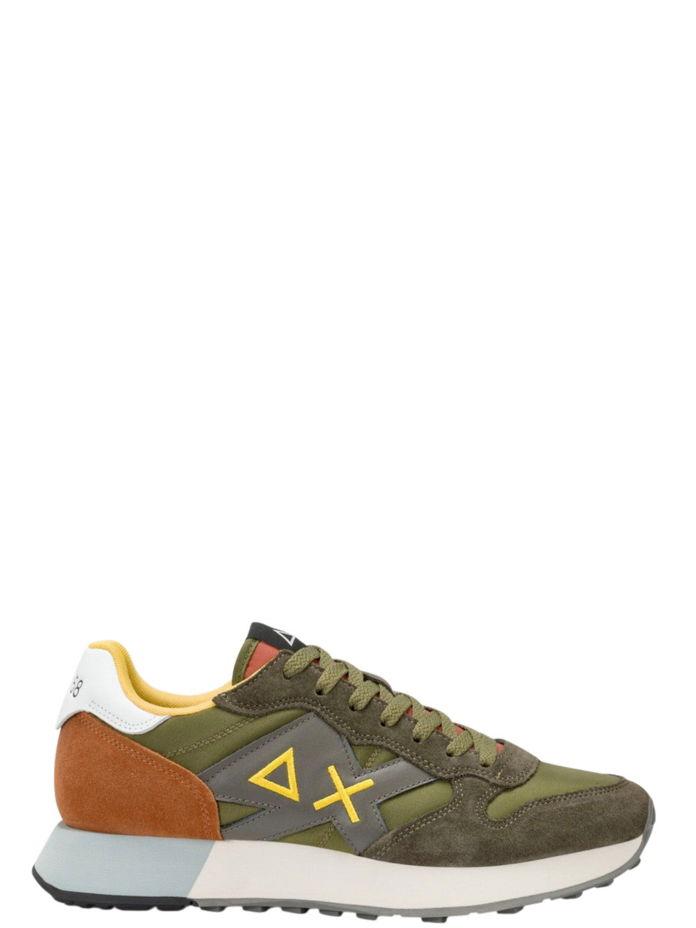 Sun68 Sneakers Uomo Jaki 2.0 Solid Verde militare