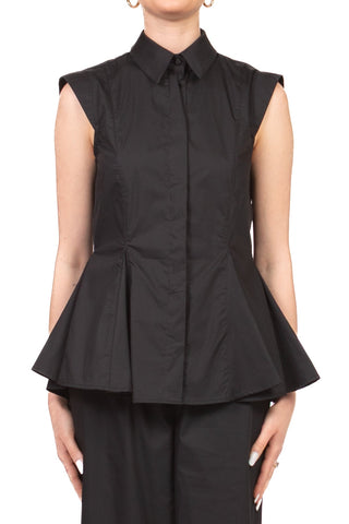 Tensione In Camicia Casual Donna Nero