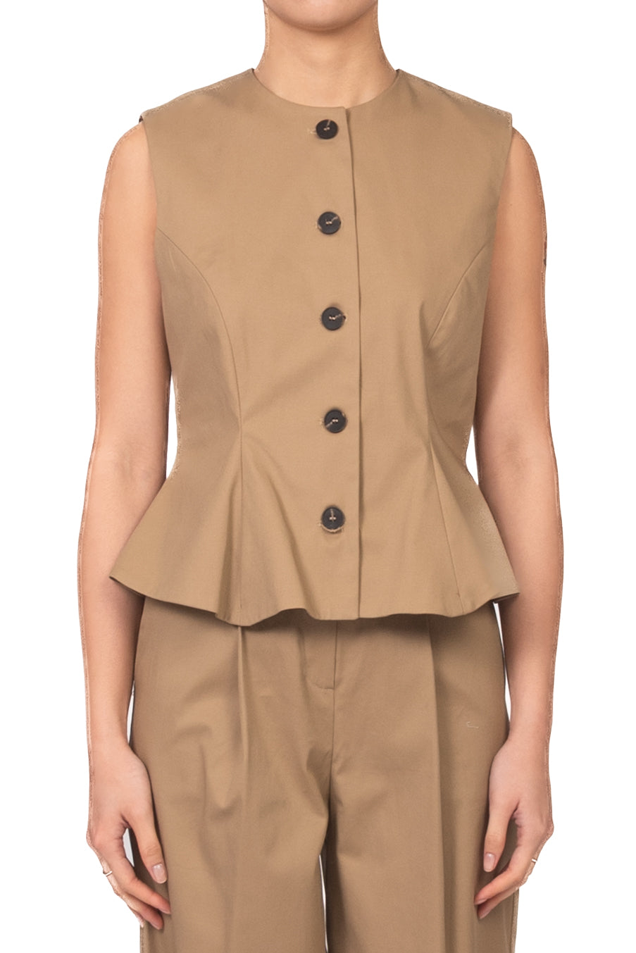 Tensione In Gilet Donna Beige