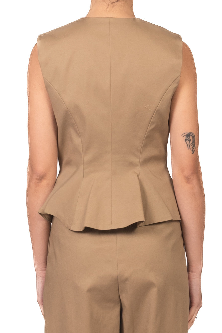Tensione In Gilet Donna Beige