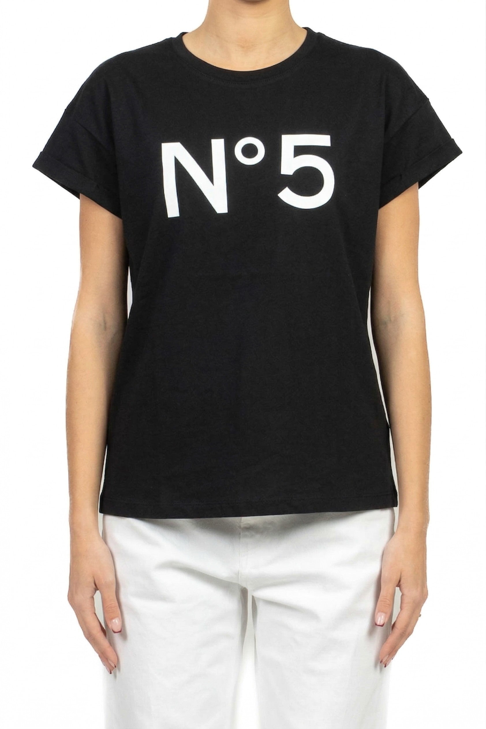 Tensione In T-shirt Donna Nero