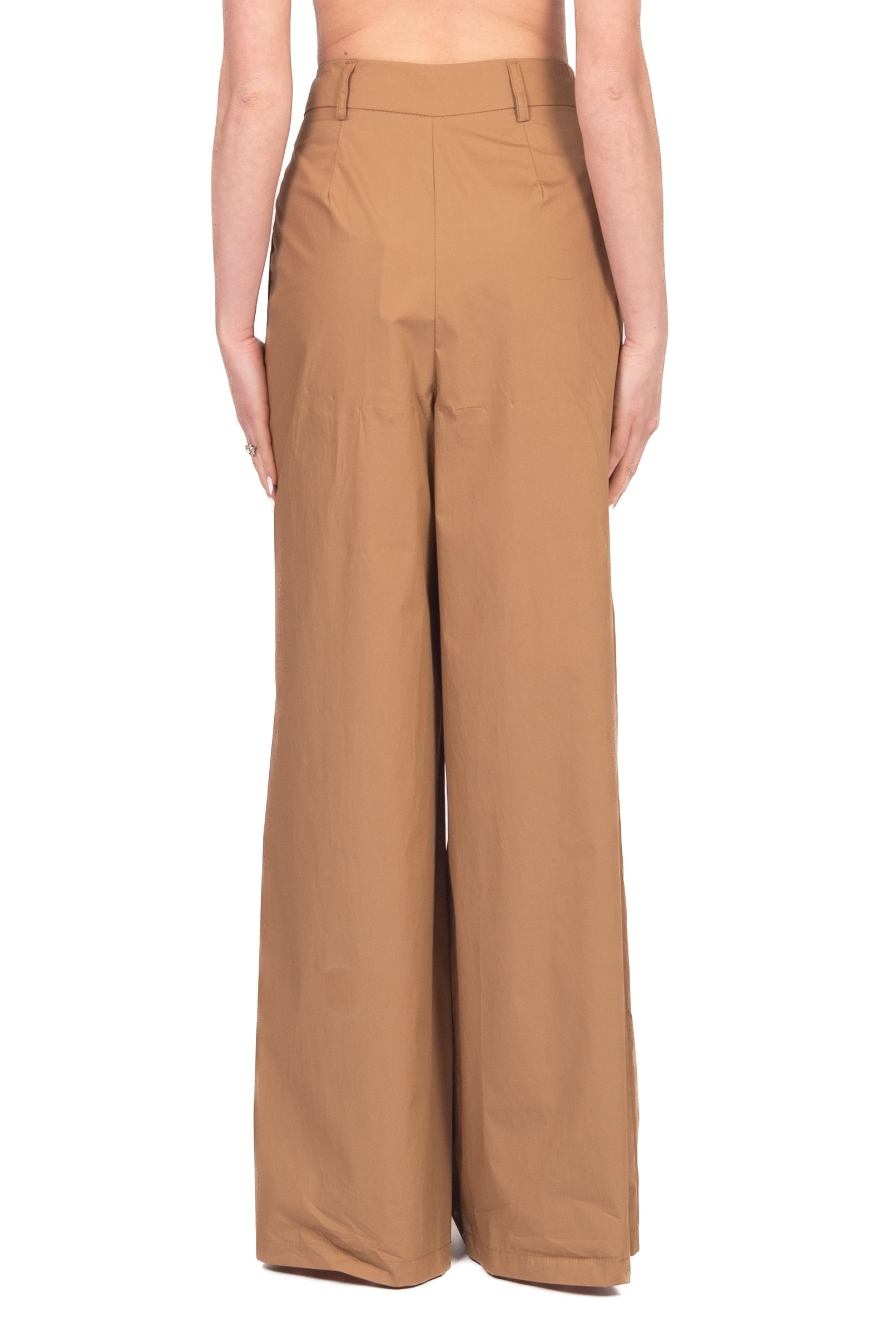 Tensione In Pantalone Casual Donna Cognac
