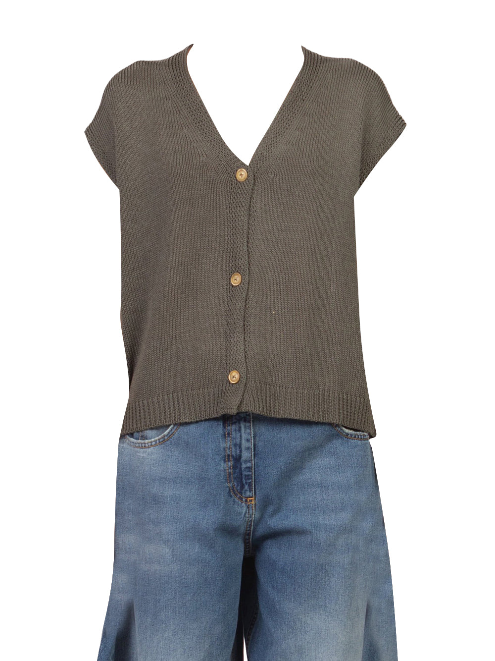 Gilet Donna Verde militare