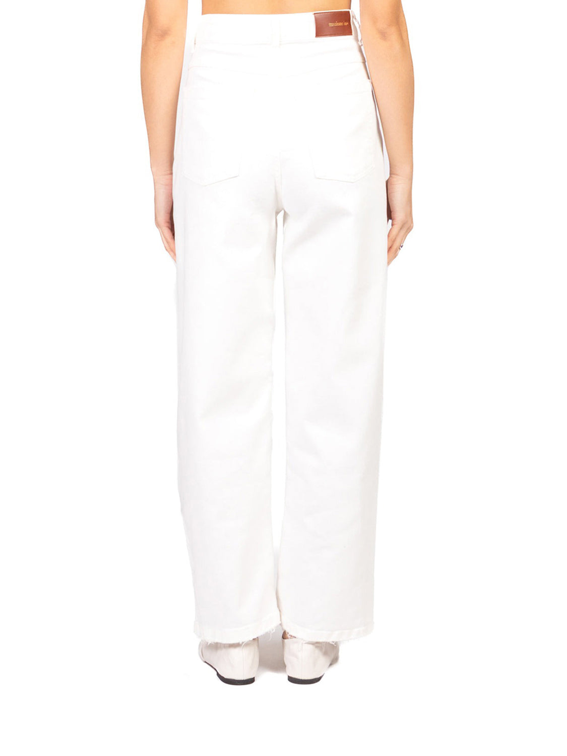 Tensione In Pantalone Casual Donna Latte