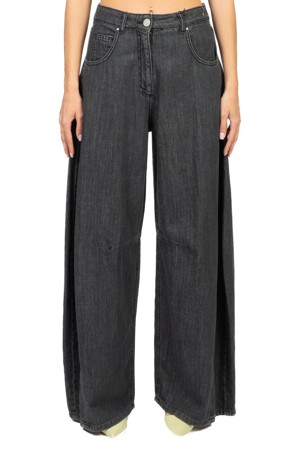 Tensione In Pantalone Casual Donna Nero