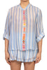 Tensione In Blusa Donna Celeste
